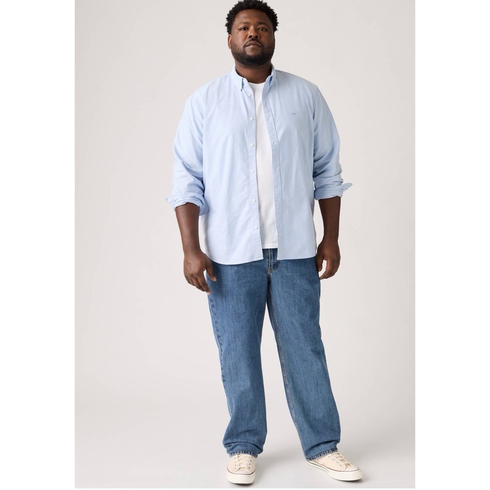 Levi's 550 Relaxed Fit Tapered Leg Medium Wash‎ Blue Jeans Size 50x30, NWT
